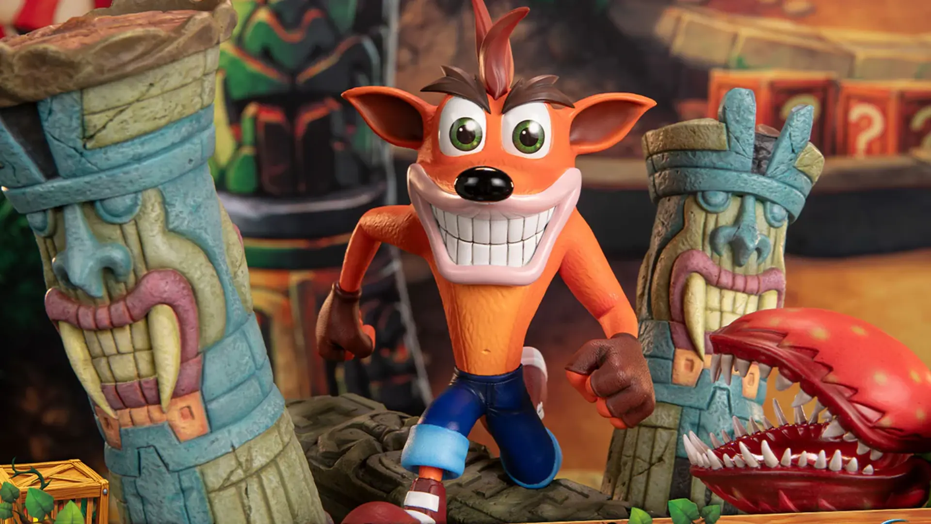 Quel sorriso smargiasso – Lo sguardo pazzoide e i dentoni di Crash, proprio come lo ricordavi nel primo livello di N. Sanity Beach.