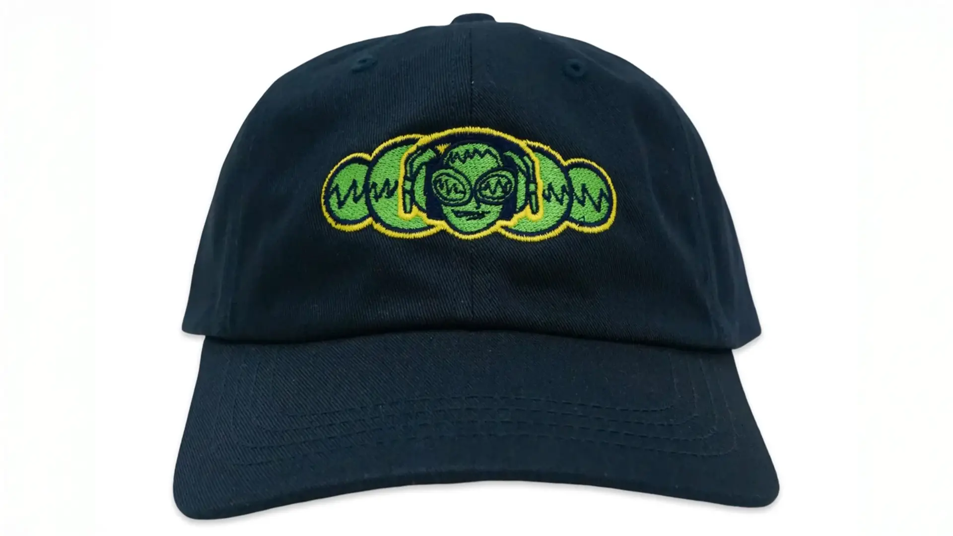 Il volto di Beat stilizzato tra onde sonore. Perfetto per completare il look tra underground e nostalgia.