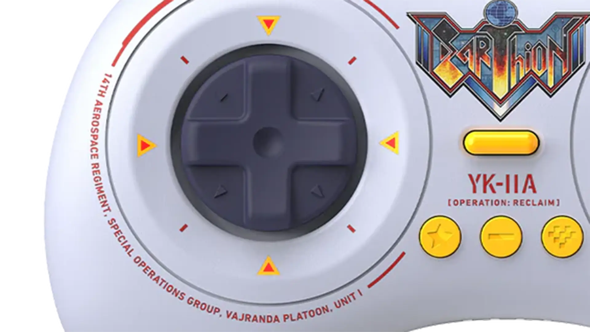 Precisione assoluta grazie a un D-pad classico, pensato per side-scroller e shmup