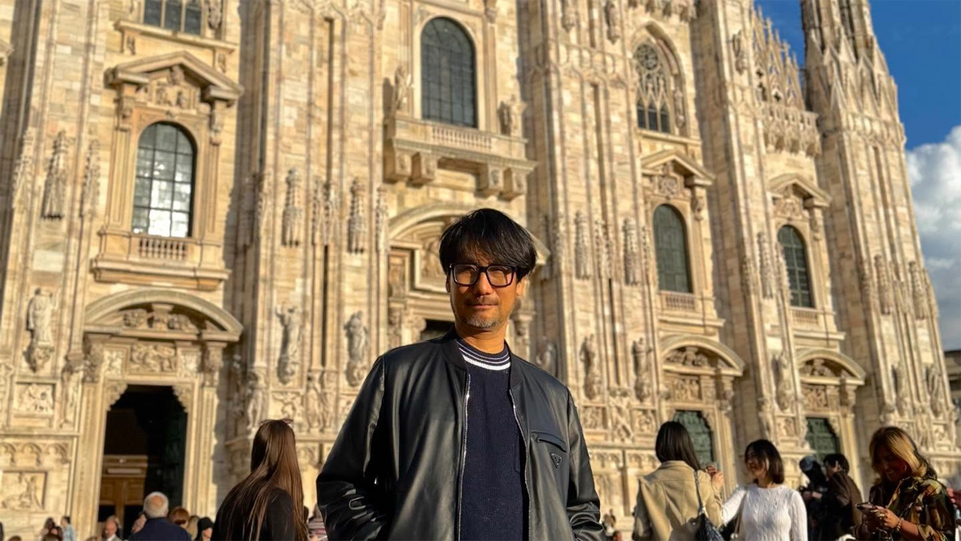 Hideo Kojima a Milano Duomo